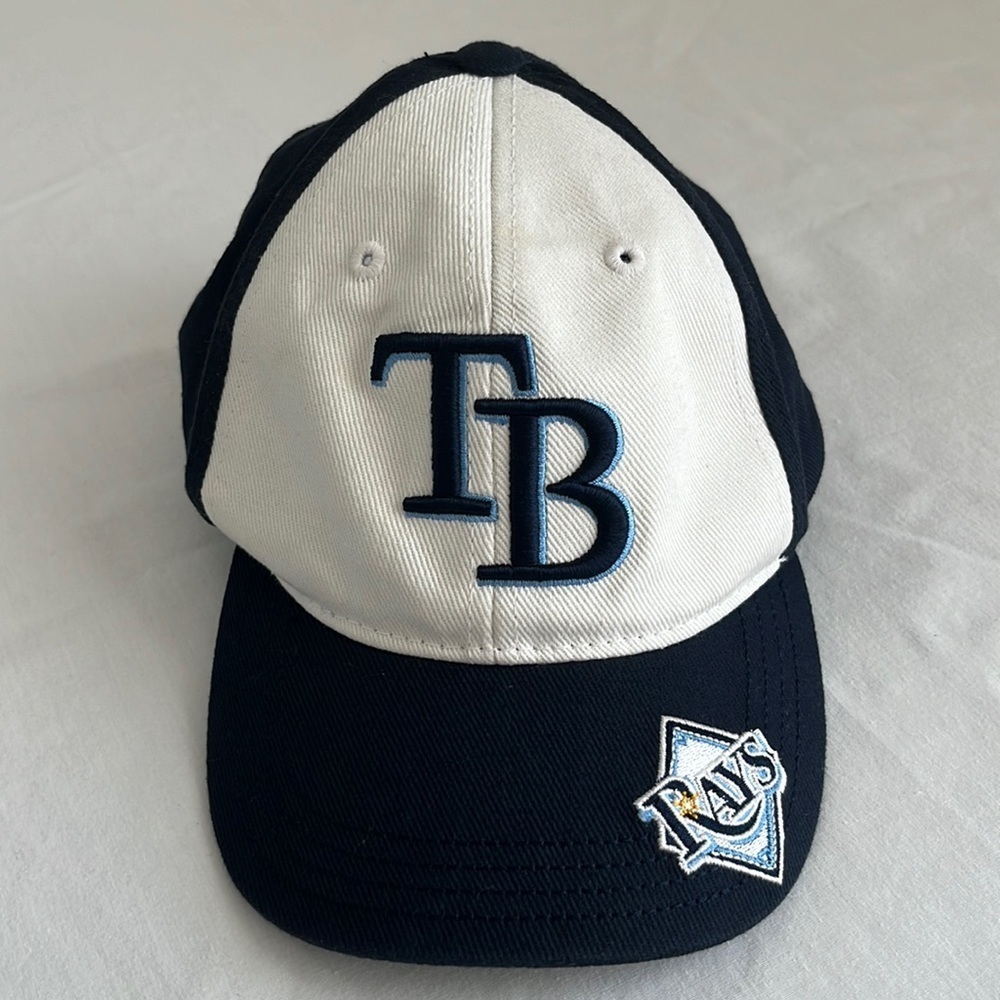 Tampa Bay Rays baseball cap, embroidered, EUC adjustable